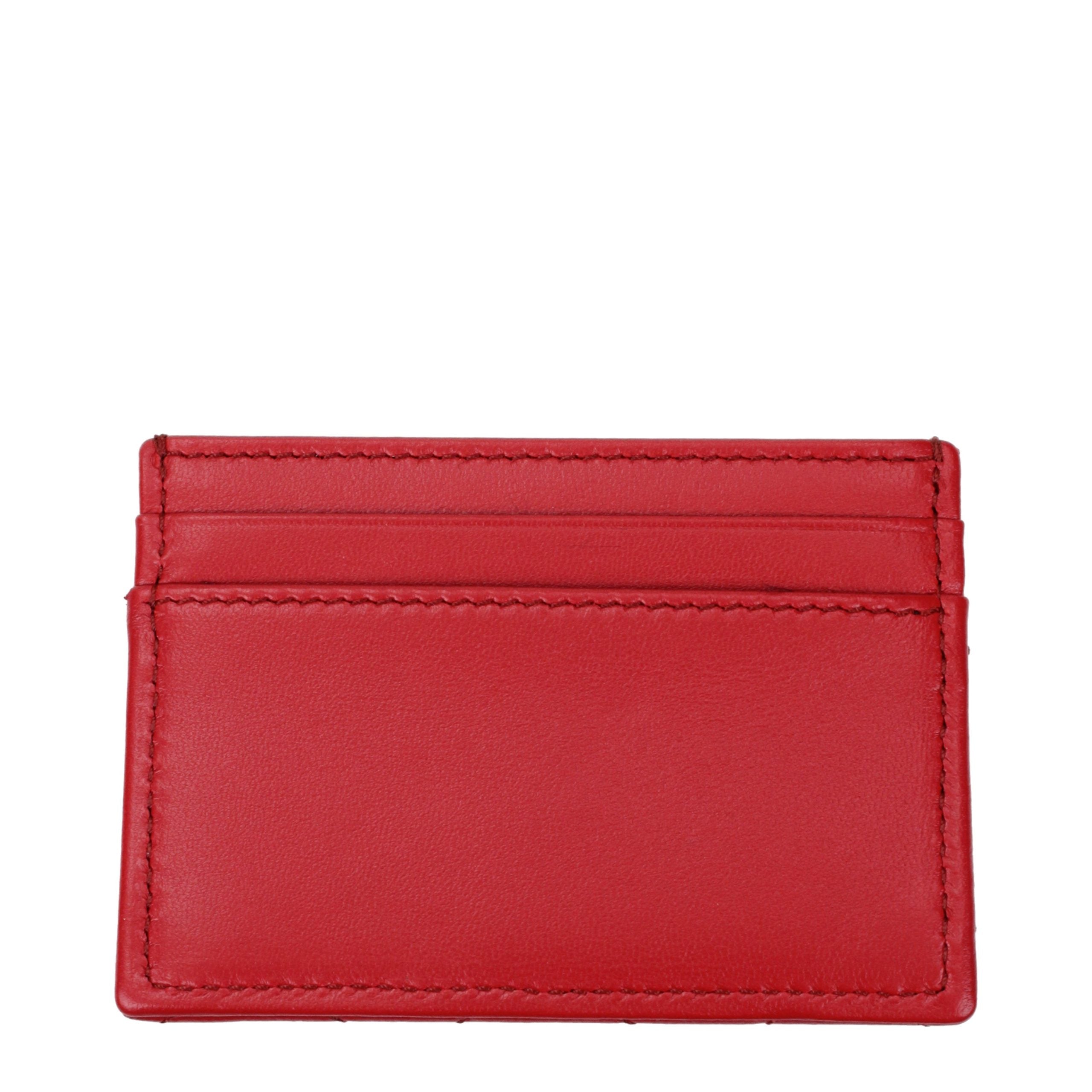 Red Leather Cardholder