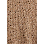 Brown Silk Sweatshirt