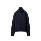 Blue Cashmere Turtleneck