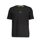 Black Cotton Men's T-Shirt