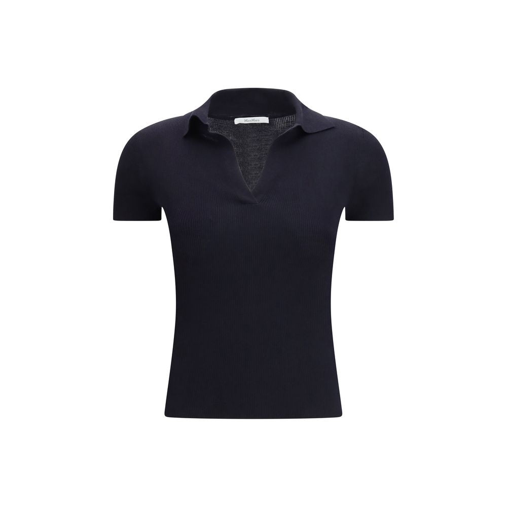 Blue Fleece Wool T-Shirt