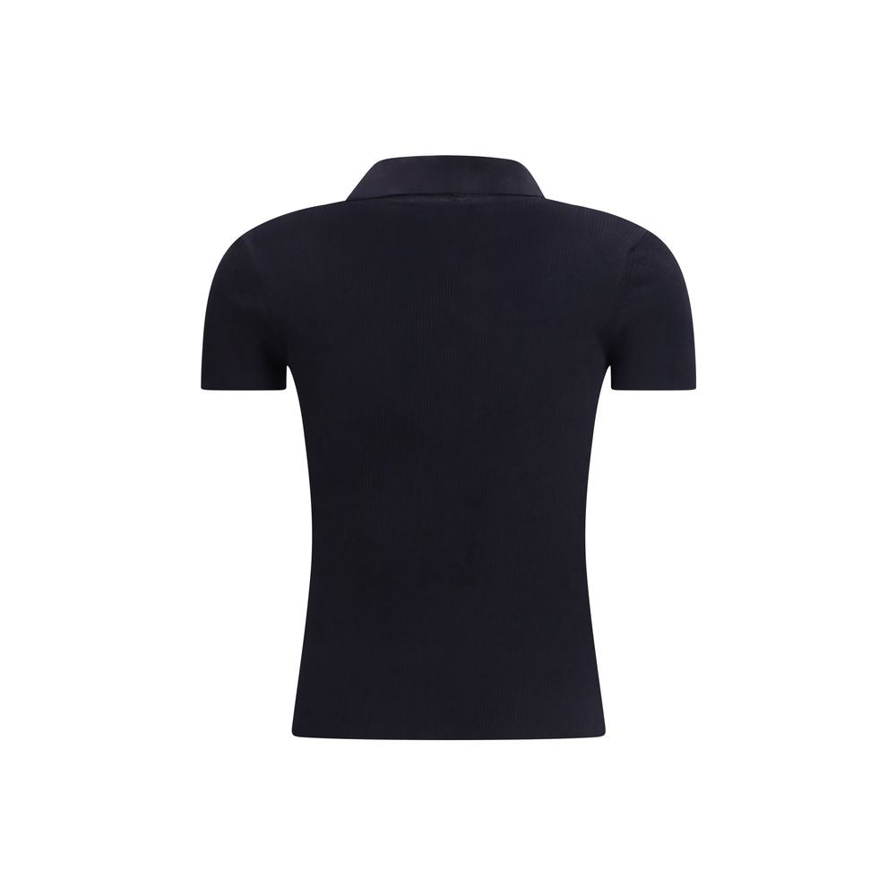 Blue Fleece Wool T-Shirt