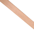 Men Black Classic Leather Metal Buckle Belt