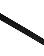 Men Black Classic Leather Metal Buckle Belt