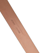 Black Double Strap Leather Silver Buckle Belt