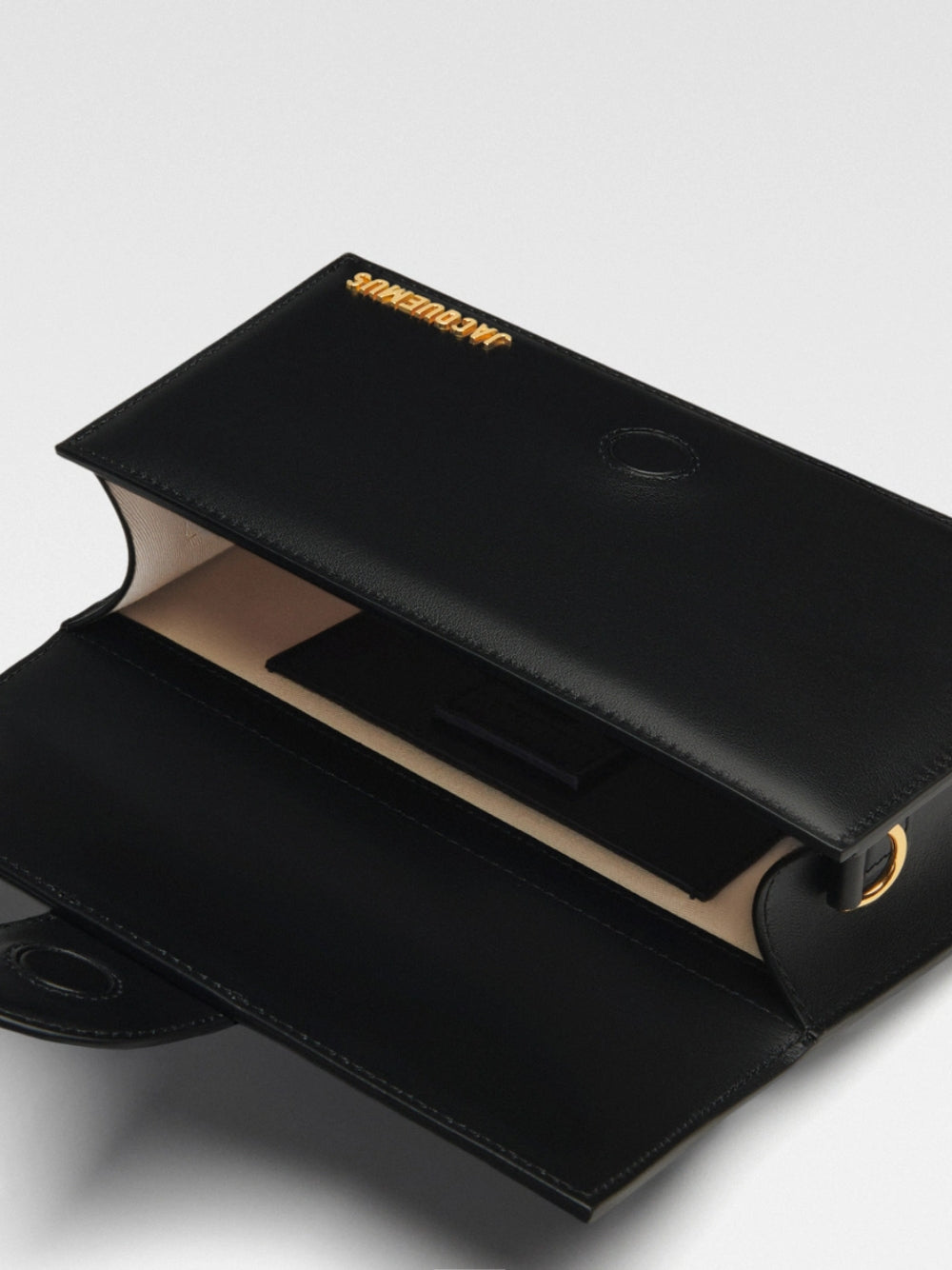 Black Leather Le Grand Bambino Handbag