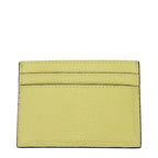 Yellow Leather Cardholder