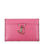 Pink Leather Cardholder