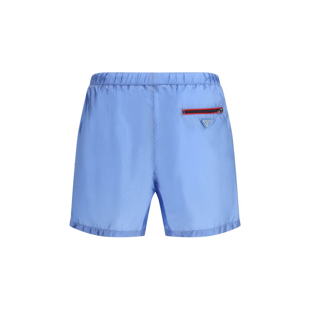 Blue Recycled Polyamide Swim Shorts