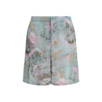 Multicolor Viscose Shorts