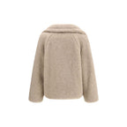 Beige Alpaca Vicugna Pacos Coat