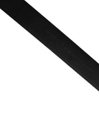 Men Black Classic Leather Metal Buckle Belt