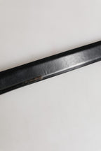 Men Black Leather Classic Metal Buckle Belt