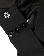 Black Silk Satin Sash Wide Waist Women Belt