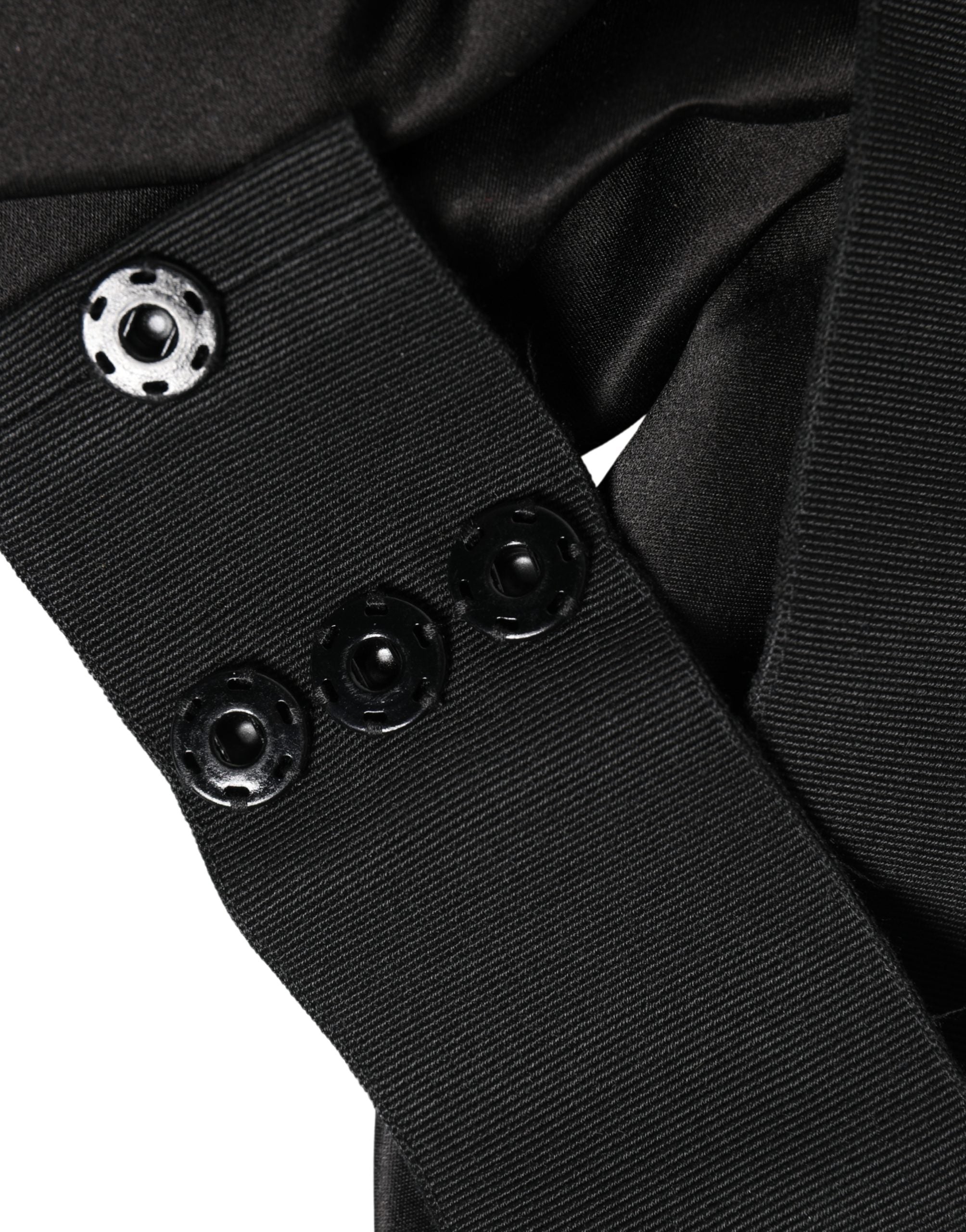 Black Silk Satin Sash Wide Waist Women Belt