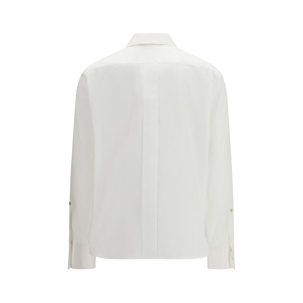 White Cotton Dress Shirt