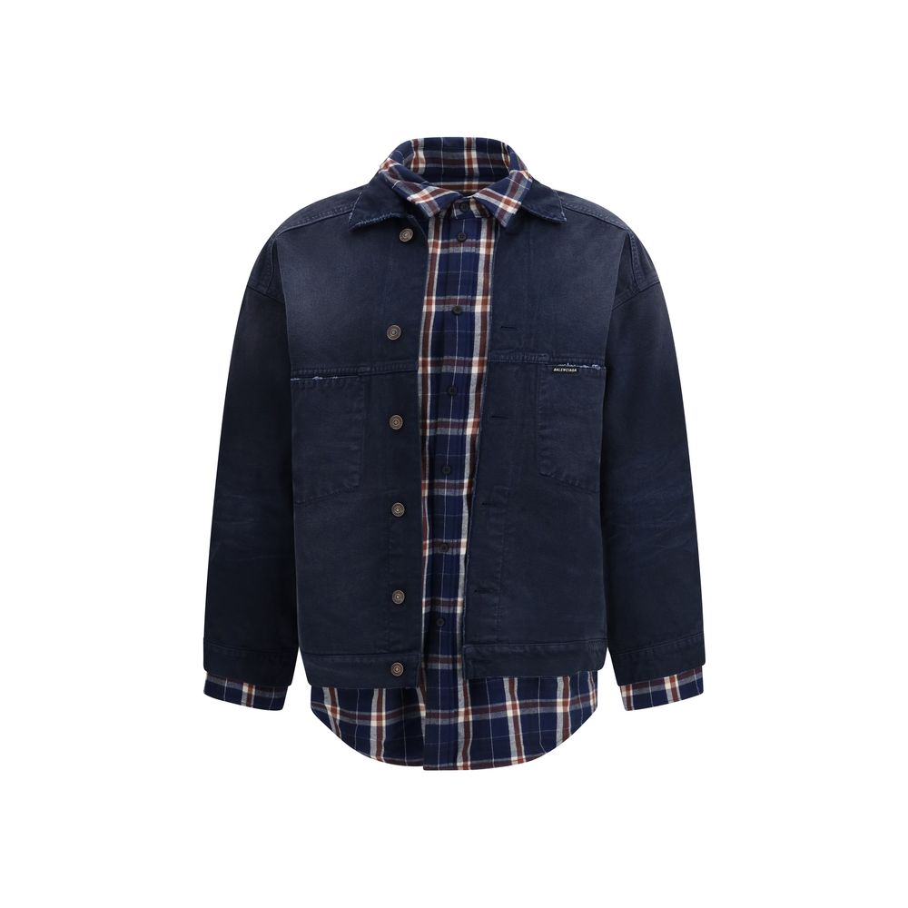 Blue Cotton Denim Jacket