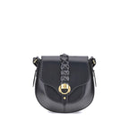 Black Calf Leather Bos Taurus Shoulder Bag