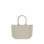 Beige Cotton Shoulder Bag