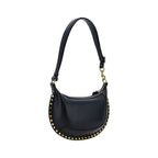 Black Calf Leather Bos Taurus Shoulder Bag