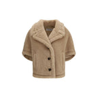 Beige Alpaca Vicugna Pacos Coat