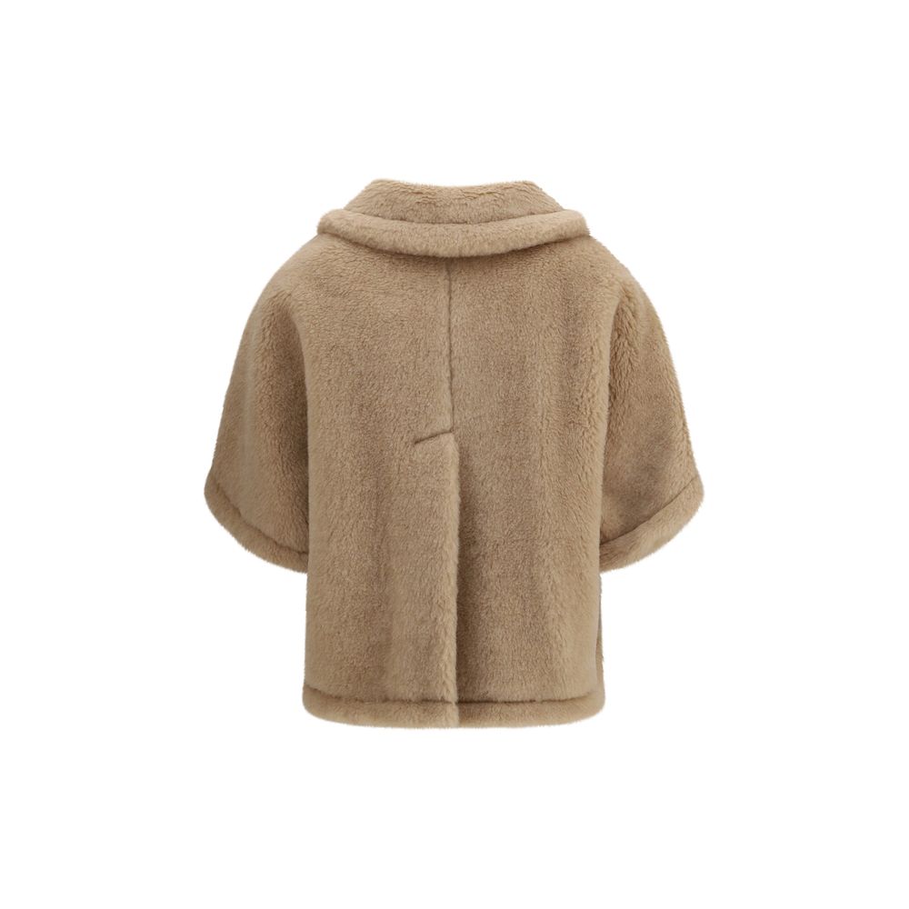 Beige Alpaca Vicugna Pacos Coat