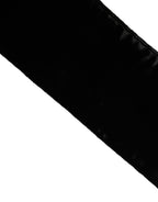 Black Viscose Satin Waist Women Cintura Belt