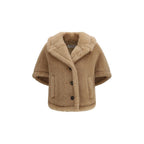 Beige Alpaca Vicugna Pacos Coat