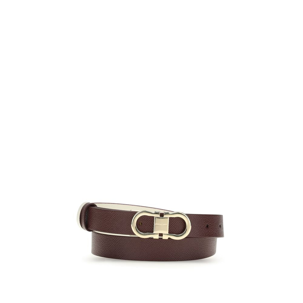Brown Calf Leather Bos Taurus Thin Belt