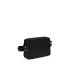 Black Recycled Polyamide Shoulder Bag