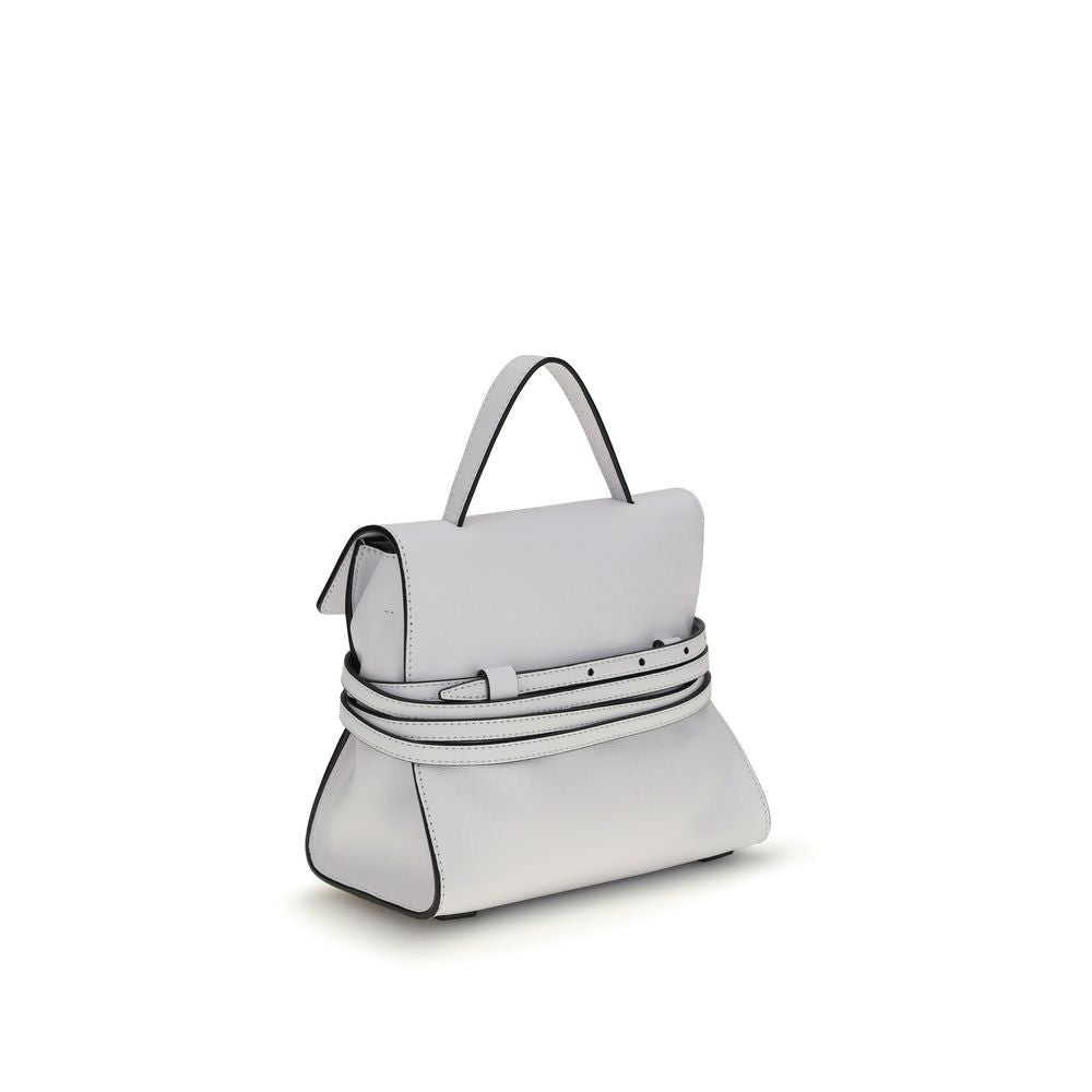 White Calf Leather Bos Taurus Handbag