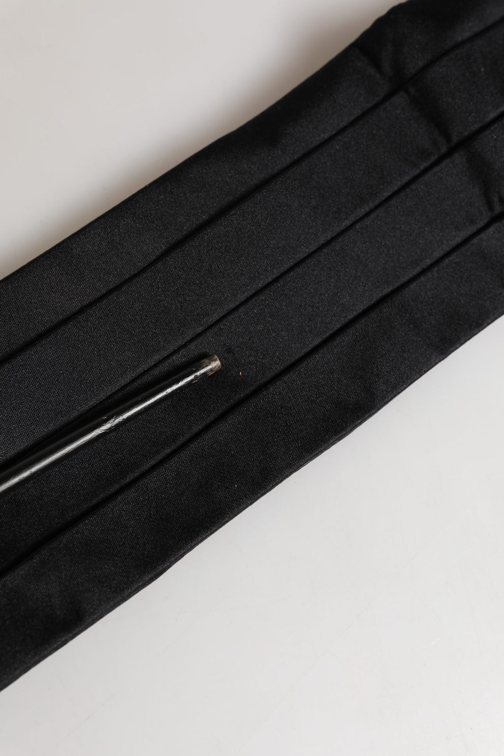 Black 100% Silk Women Wide Waist Cummerbund