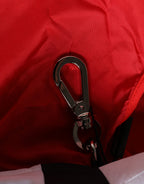 Men Red Polyester Panda Stuffed Ecobag Tote Borse Bag