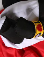 Men Red Polyester Panda Stuffed Ecobag Tote Borse Bag