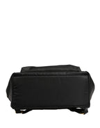 VULCANO Black Nylon #DGFAMILY Embellished Backpack Bag