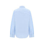 Blue Cotton Dress Shirt