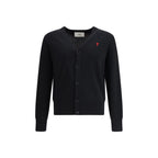 Black Wool Cardigan