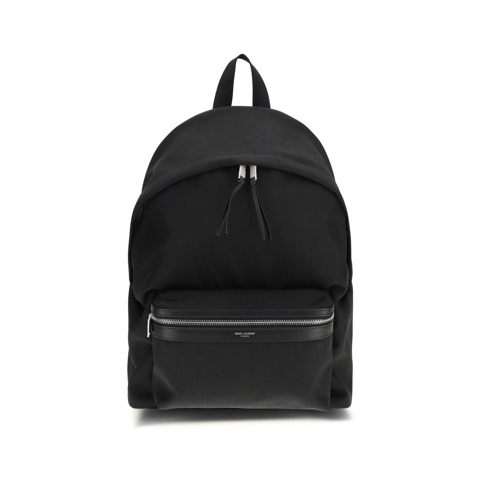 Black Nylon Backpack
