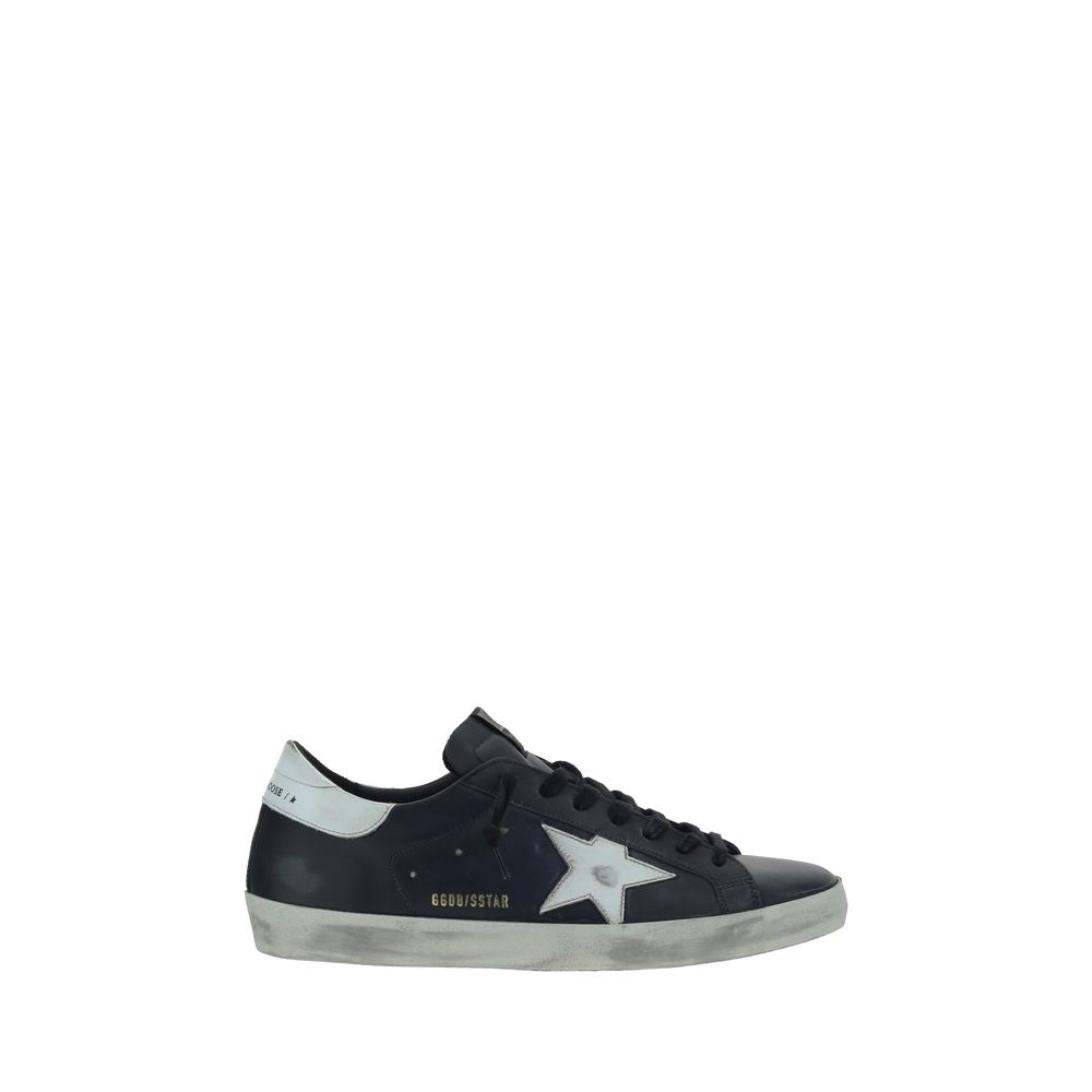 Black Calf Leather Bos Taurus Low Top Sneakers
