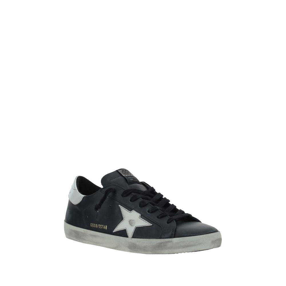 Black Calf Leather Bos Taurus Low Top Sneakers