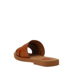 Brown Calfskin Sandals