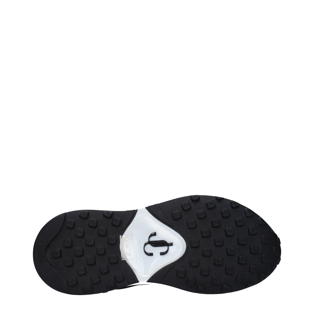 Black Fabric Athletic Sneakers