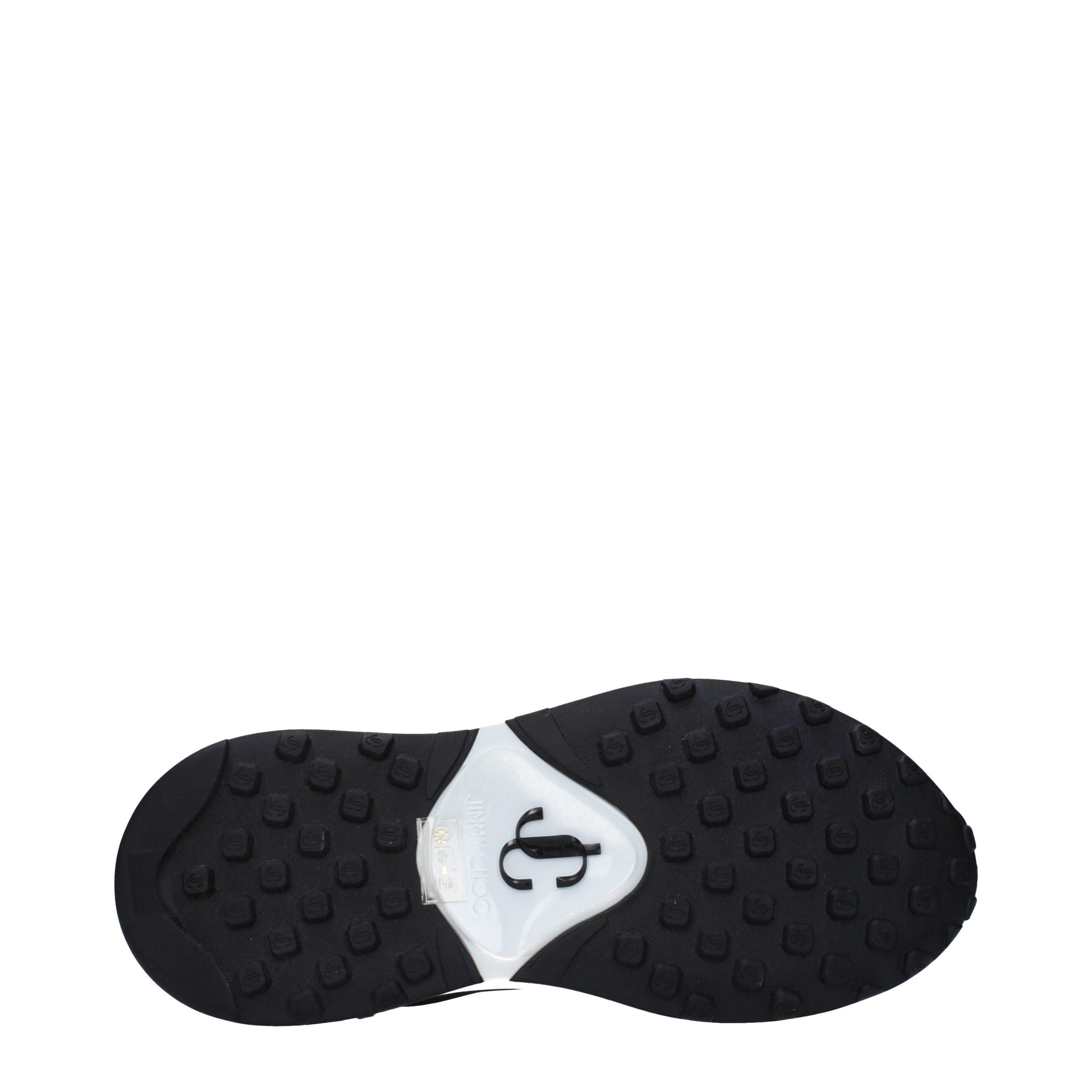 Black Fabric Athletic Sneakers