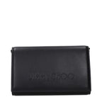 Black Leather Clutch Bag