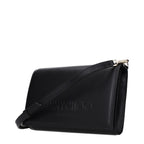 Black Leather Clutch Bag