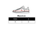 White Leather Low Top Sneakers