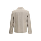 Beige Polyester Coat