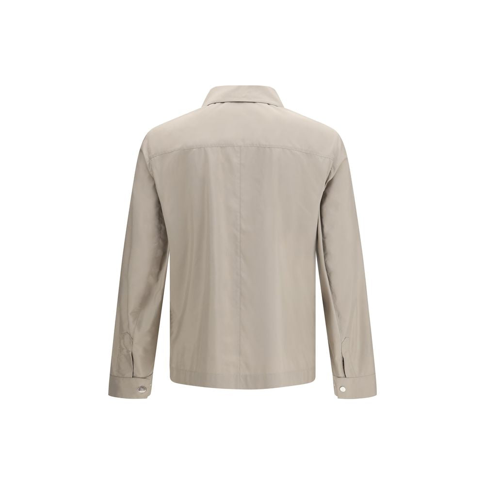 Beige Polyester Coat