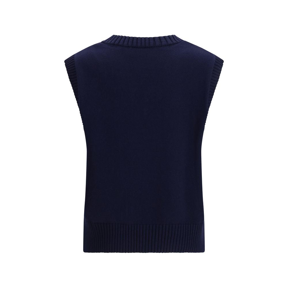 Blue Fleece Wool Sweatshirt