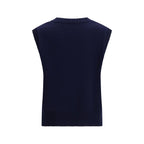 Blue Fleece Wool Sweatshirt